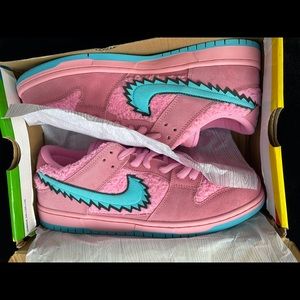 Pink sneakers